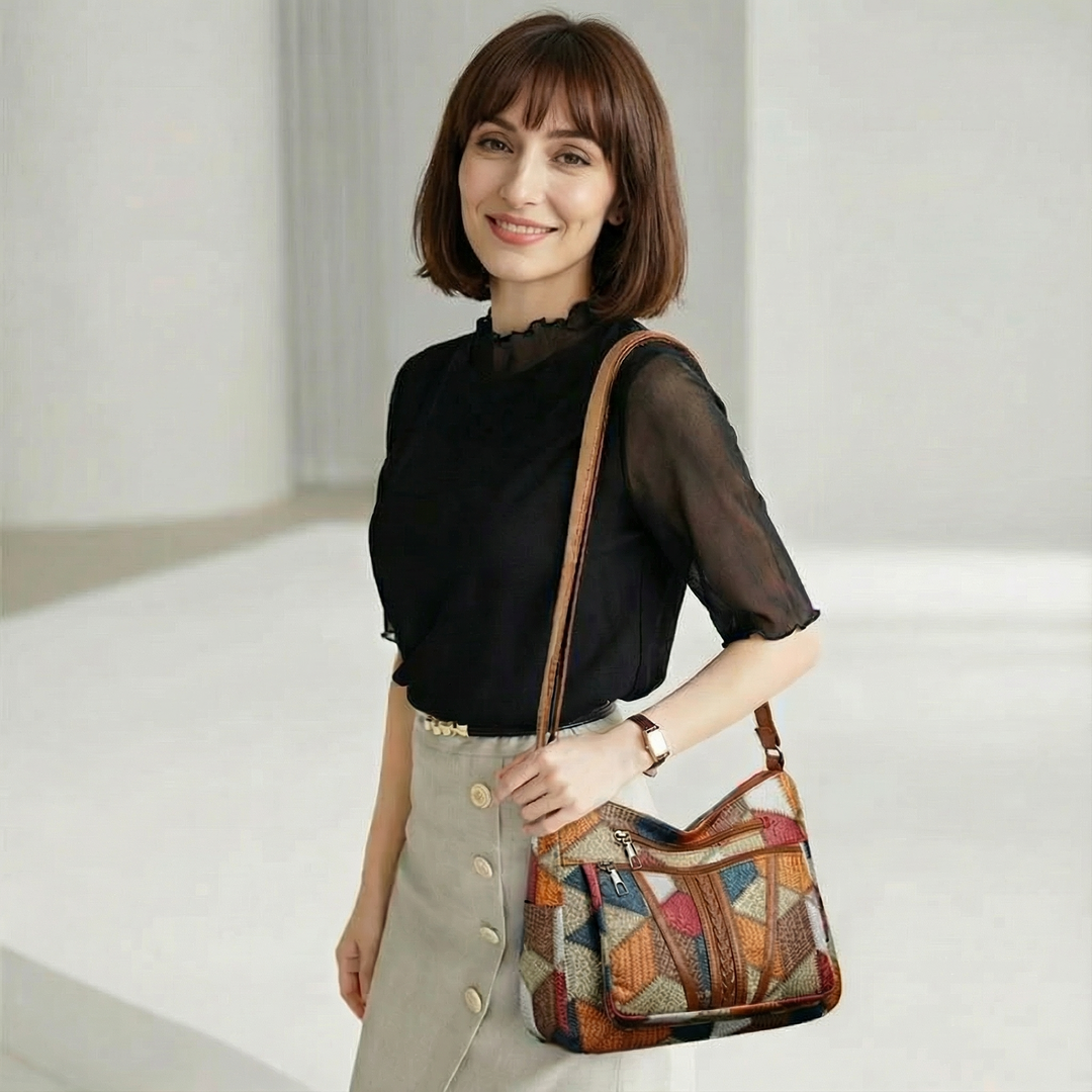 Handtasche aus edlem, pflanzlich gegerbtem Leder (Samina)