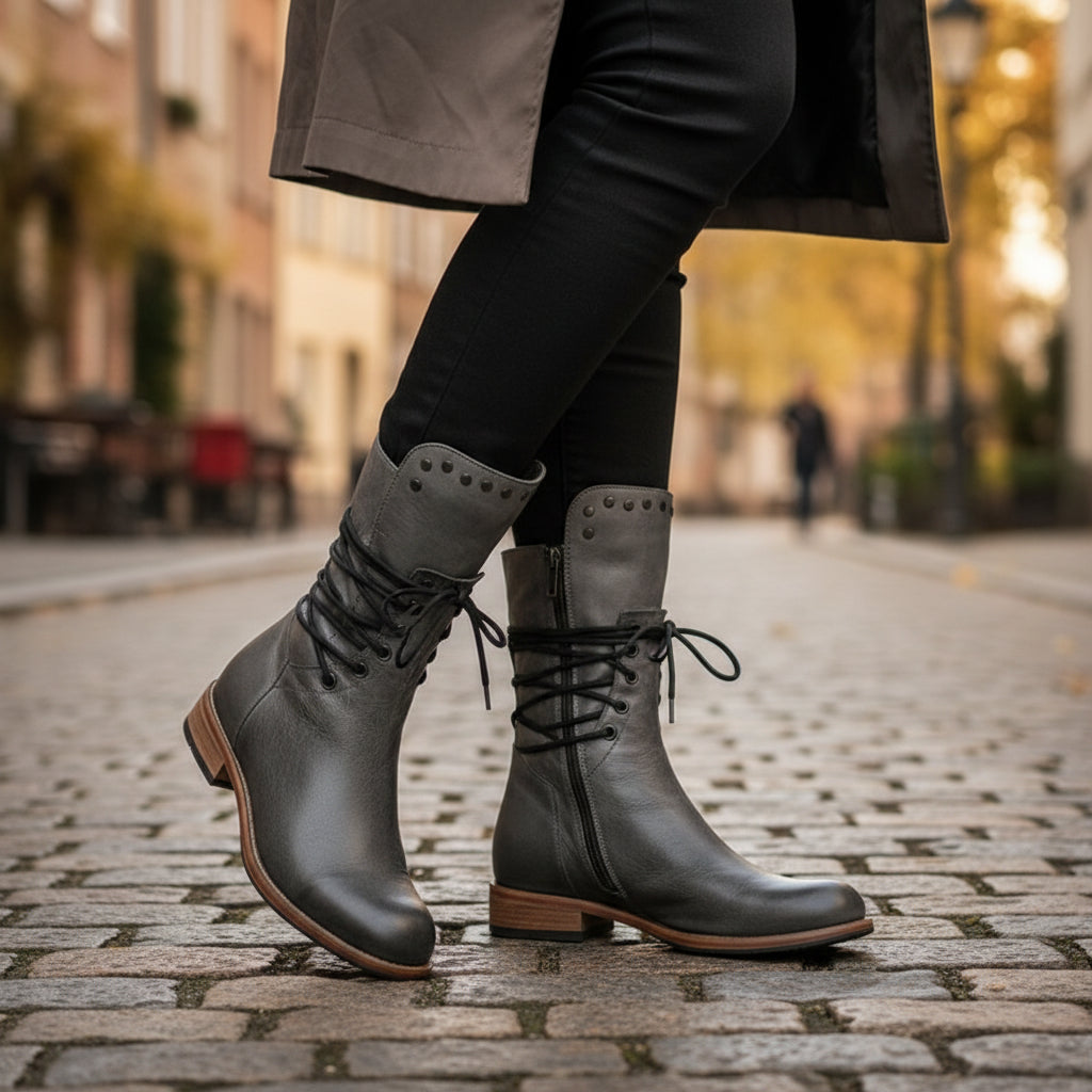 Robuste Vintage-Stiefel (Lela)