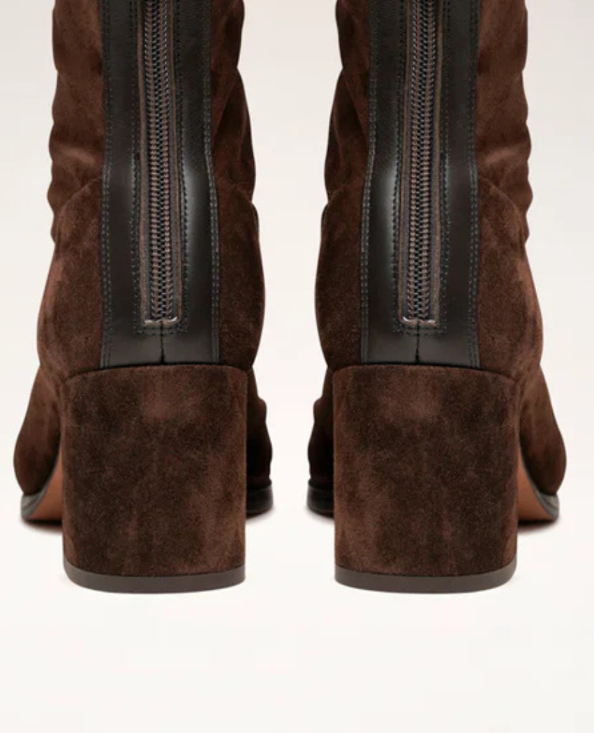 Stiefel mit Quadratischer Zehenspitze und Absatz (Victoria)