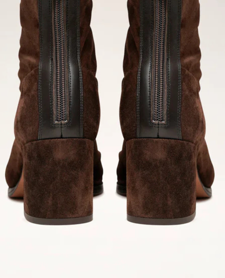 Stiefel mit Quadratischer Zehenspitze und Absatz (Victoria)