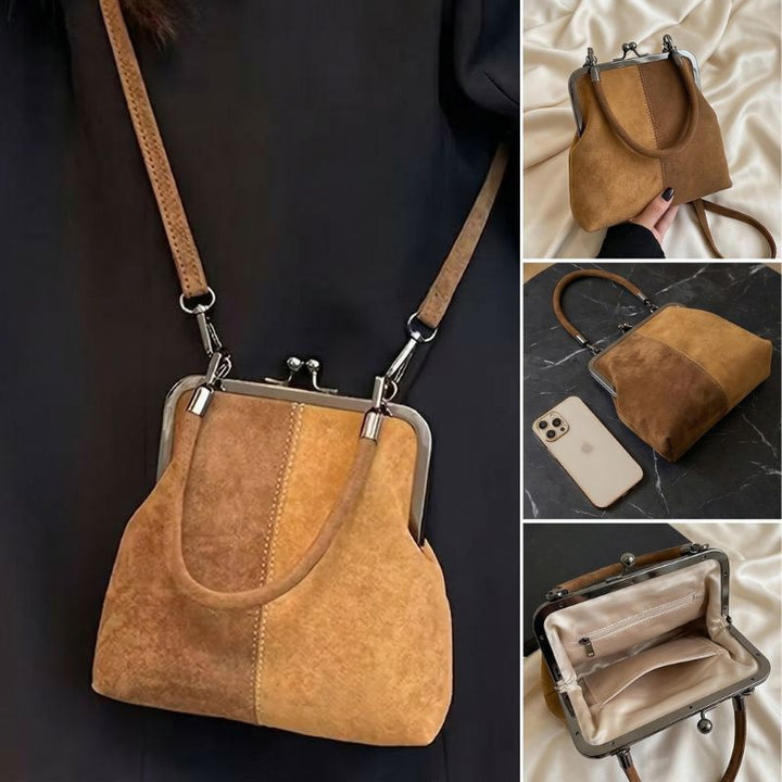 Veda – Handtasche aus strukturiertem pflanzlich gegerbtem Leder