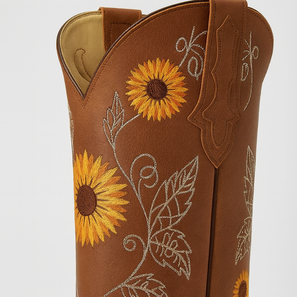 Sunflower Ankle Boots (Danielle)