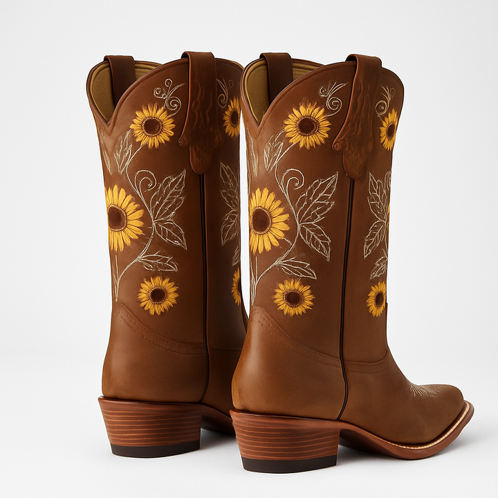 Sunflower Ankle Boots (Danielle)