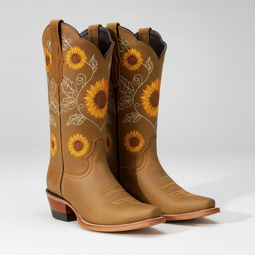 Sunflower Ankle Boots (Danielle)