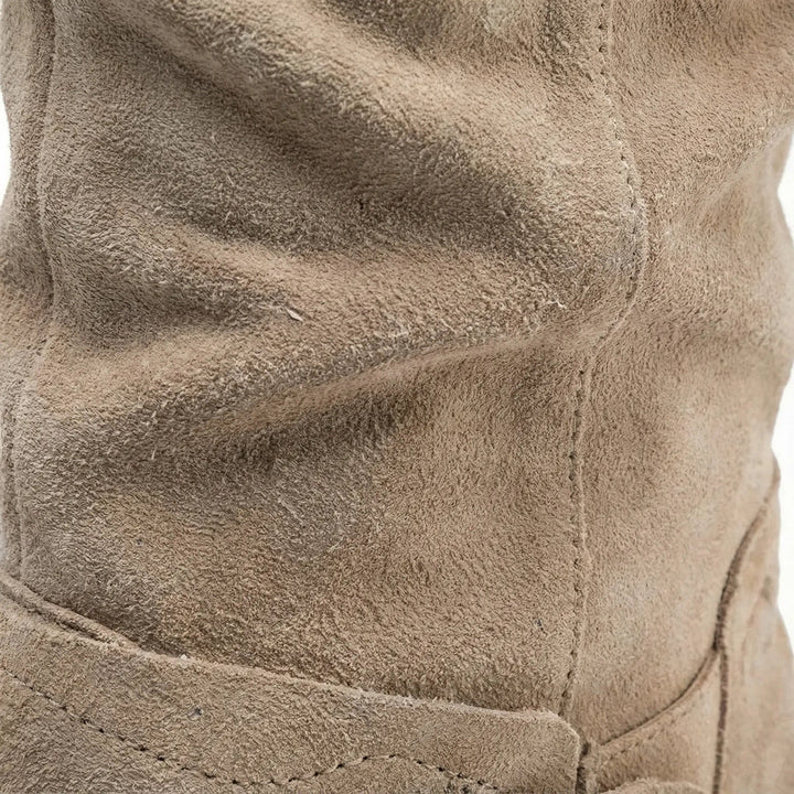 Slouch-Stiefel in Nubuk-Optik (Marla)