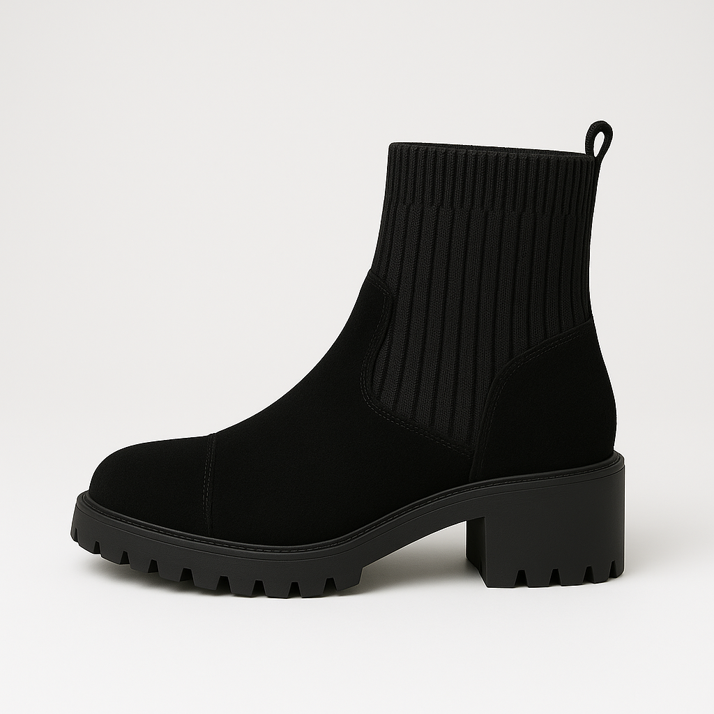 Moderne Low-Block-Stiefelette (Livia)