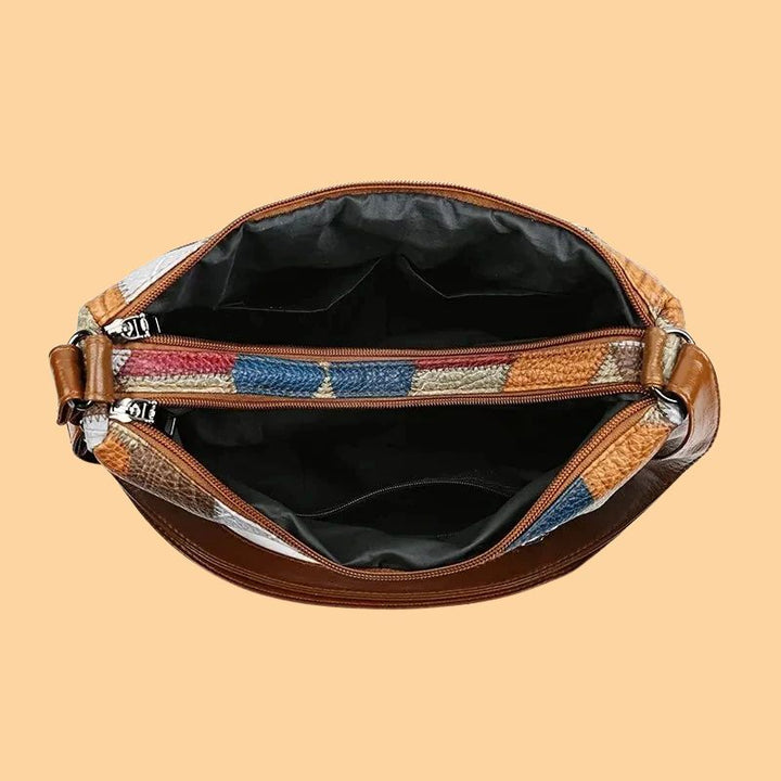 Handtasche aus edlem, pflanzlich gegerbtem Leder (Samina)