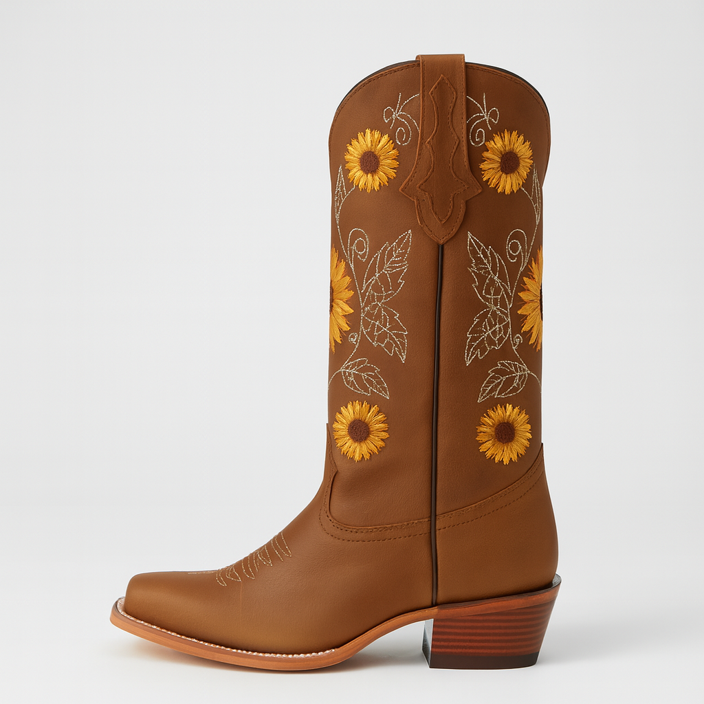 Sunflower Ankle Boots (Danielle)