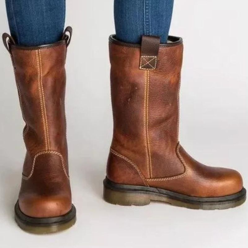 Lined Leather Winter Boots (Sara)