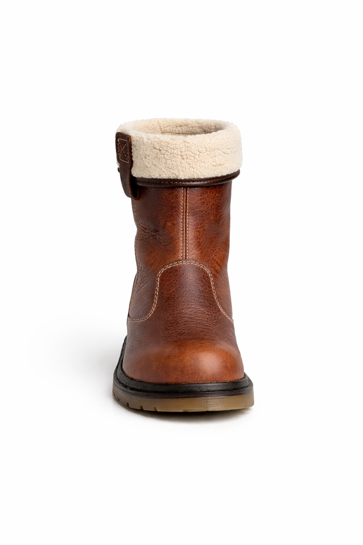 Lined Leather Winter Boots (Sara)