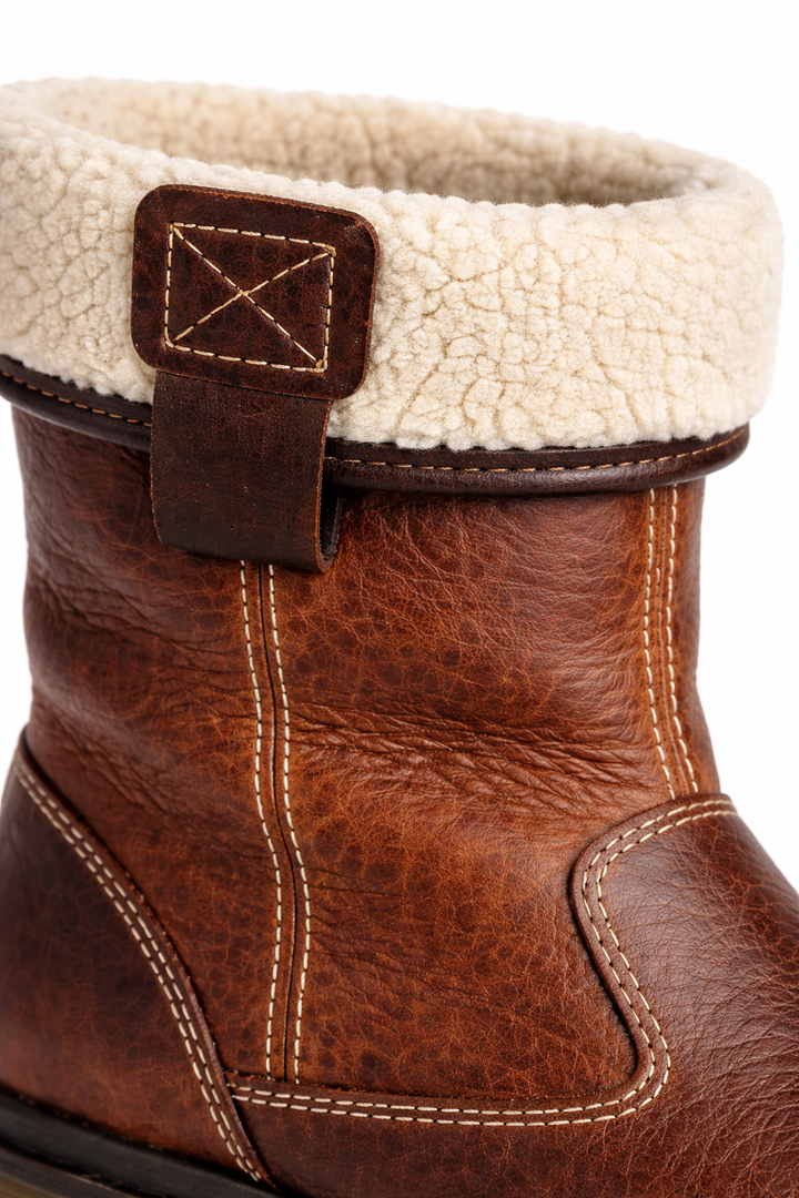 Lined Leather Winter Boots (Sara)