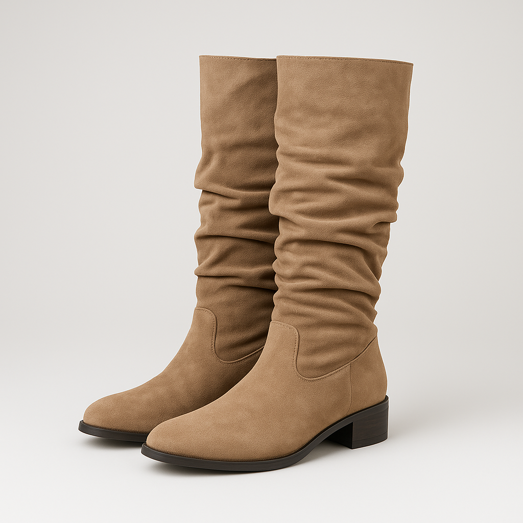Knee-High Flanell Winterstiefel (Elise)