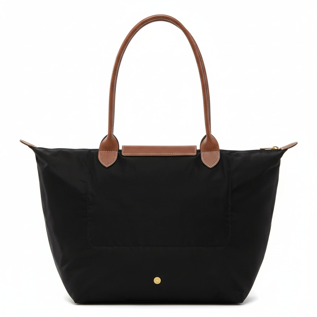 Große Le Pliage Tasche, Schwarz