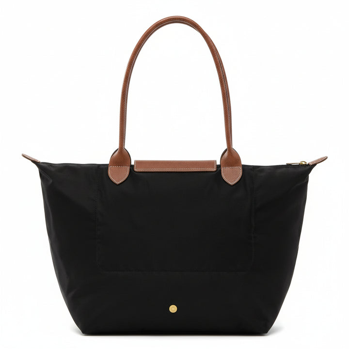 Große Le Pliage Tasche, Schwarz