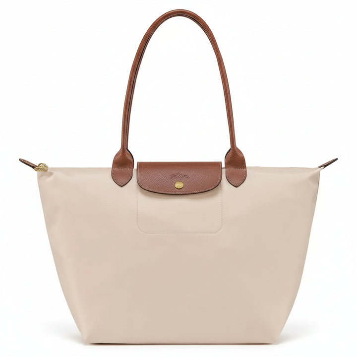 Große Le Pliage Tasche, Beige