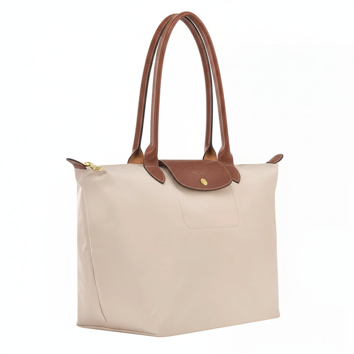 Große Le Pliage Tasche, Beige