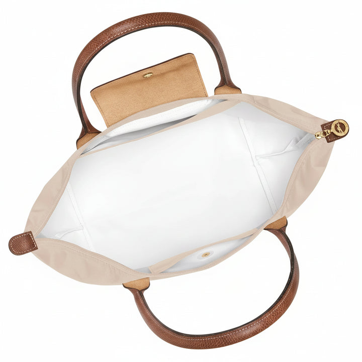 Große Le Pliage Tasche, Beige