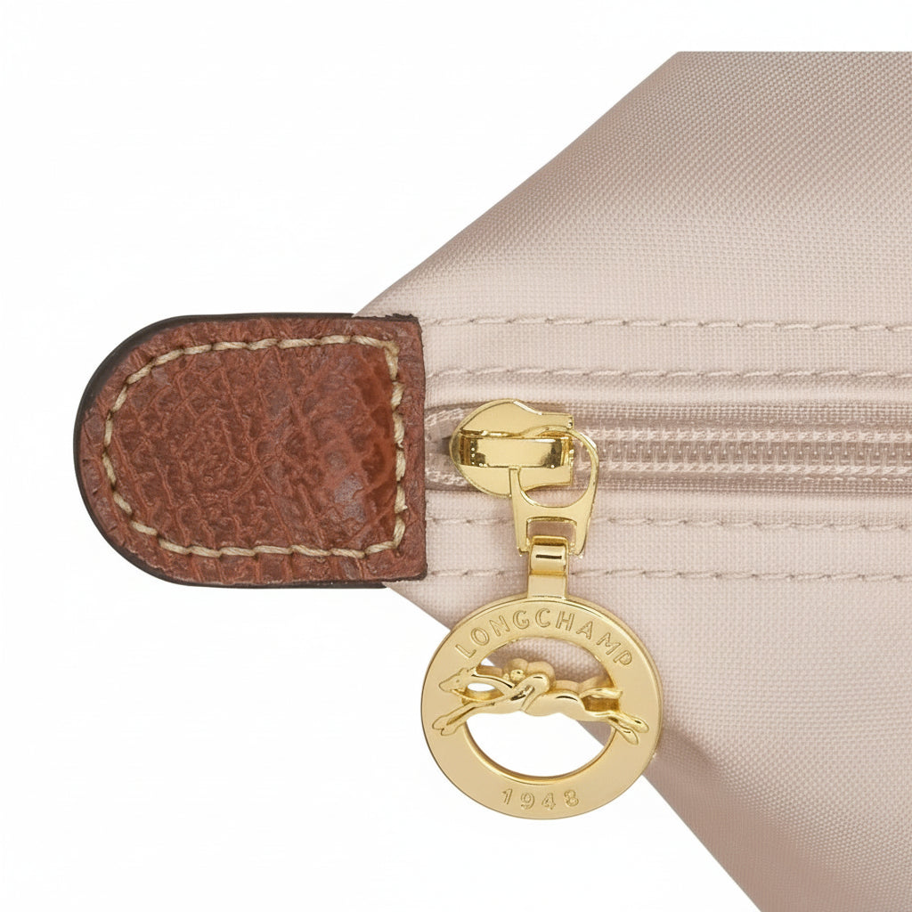 Große Le Pliage Tasche, Beige