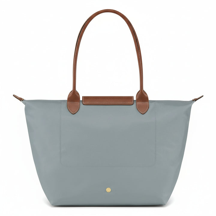 Große Le Pliage Tasche, Hellgrau