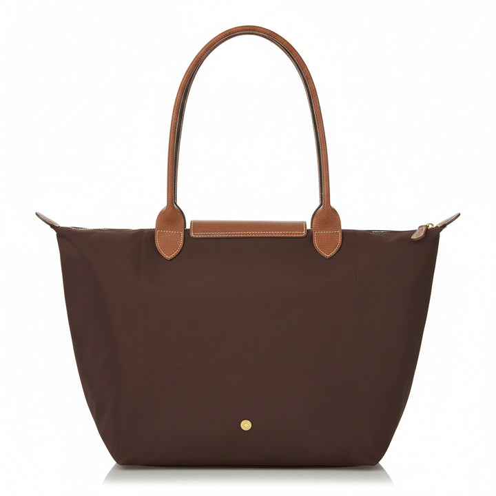 Große Le Pliage Tasche, Dunkelbraun