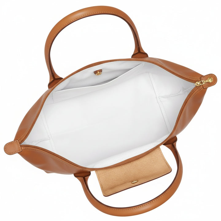 Große Le Pliage Tasche, Karamell