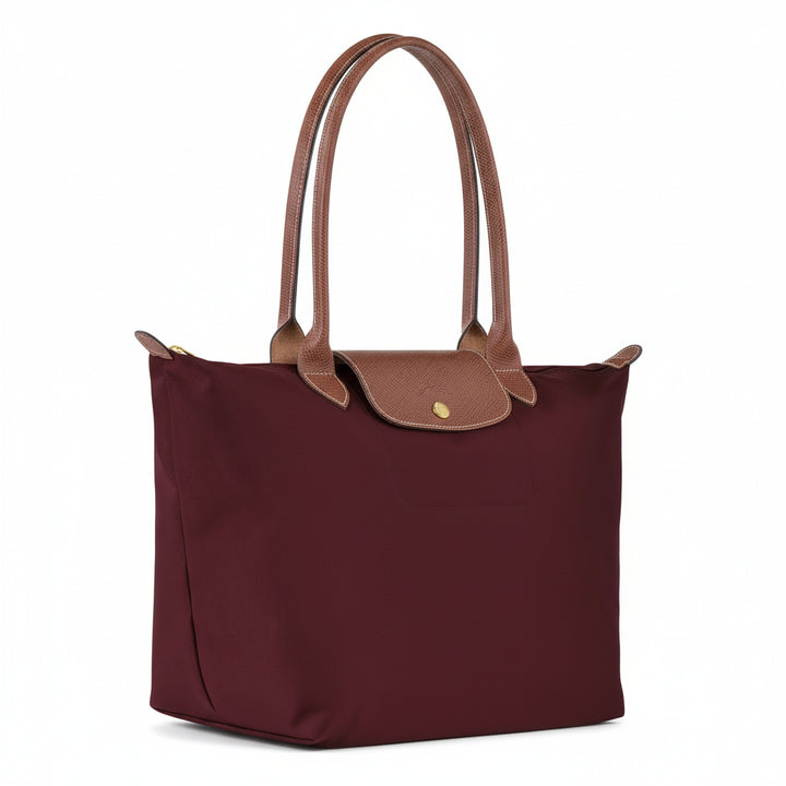 Große Tasche Le Pliage, Burgunder