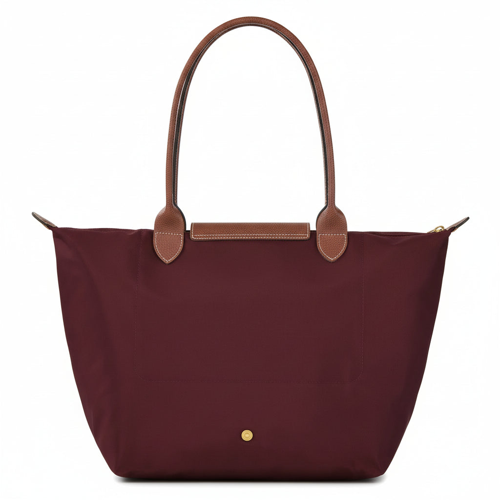 Große Tasche Le Pliage, Burgunder