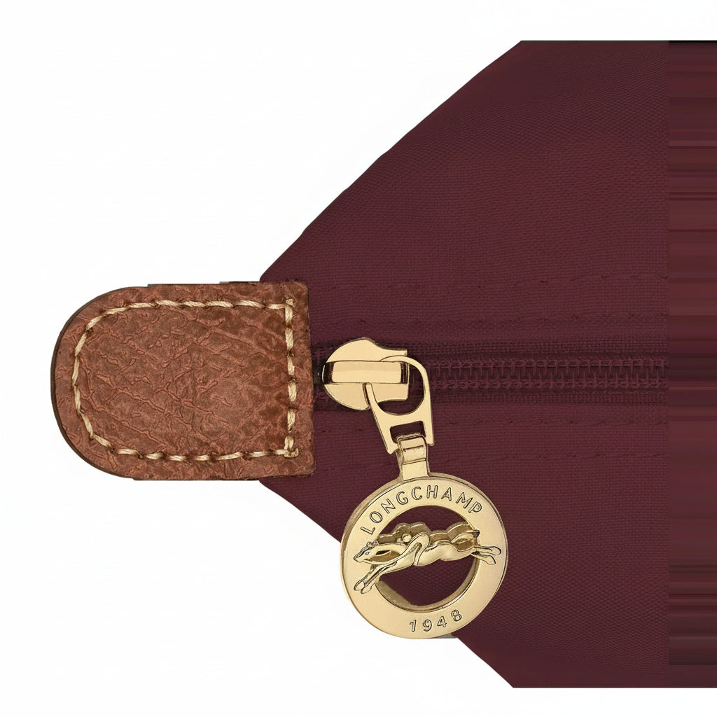 Große Tasche Le Pliage, Burgunder