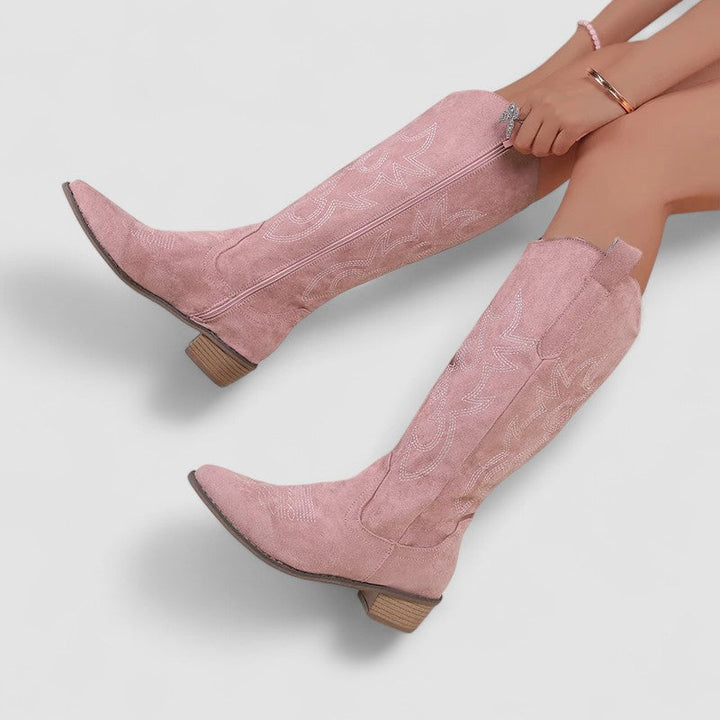 Firza – Western Kniehohe Stiefel