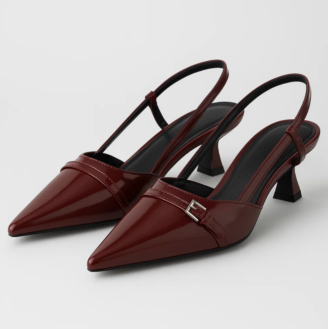 Slingback-Pumps mit Schnallendetail (Verena)