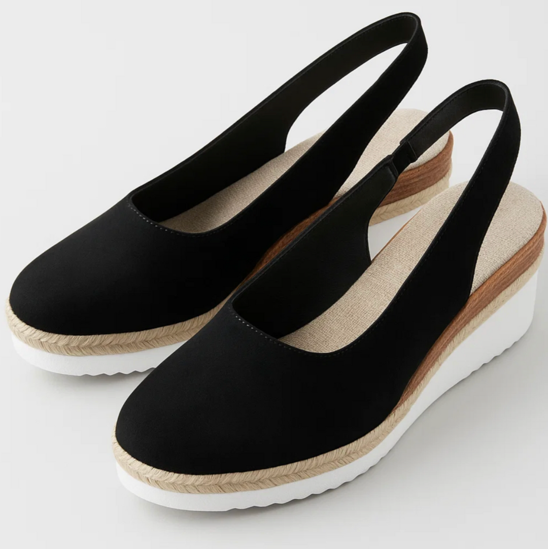 Slingback-Plateau-Espadrilles (Annika)