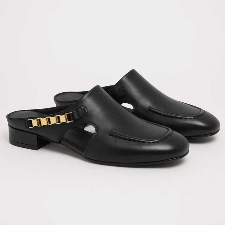 Leder Slingback Loafers (Alina)