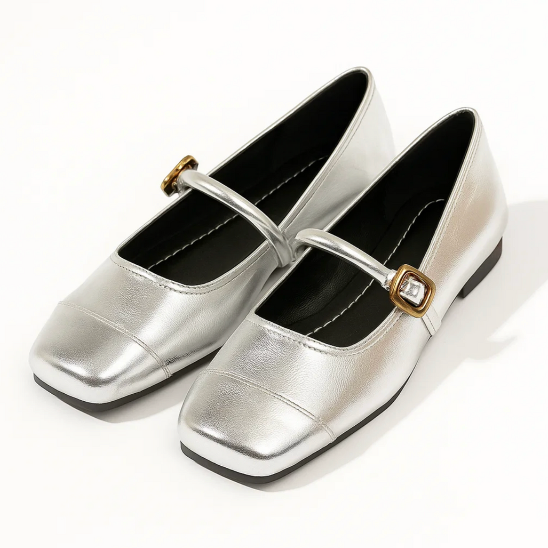 Elegante Riemchen-Ballerinas (Violetta)