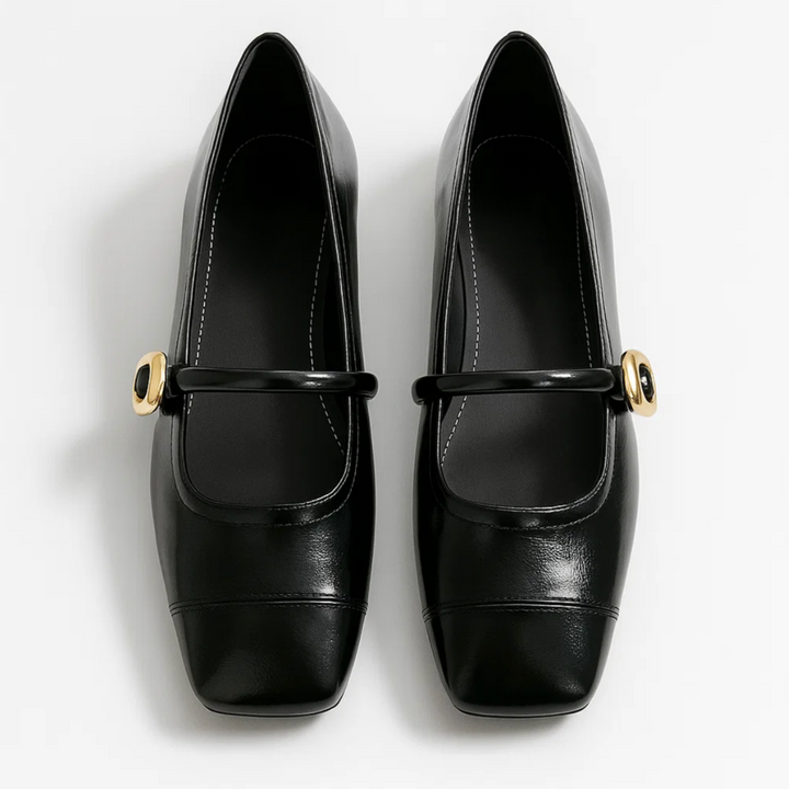 Elegante Riemchen-Ballerinas (Violetta)