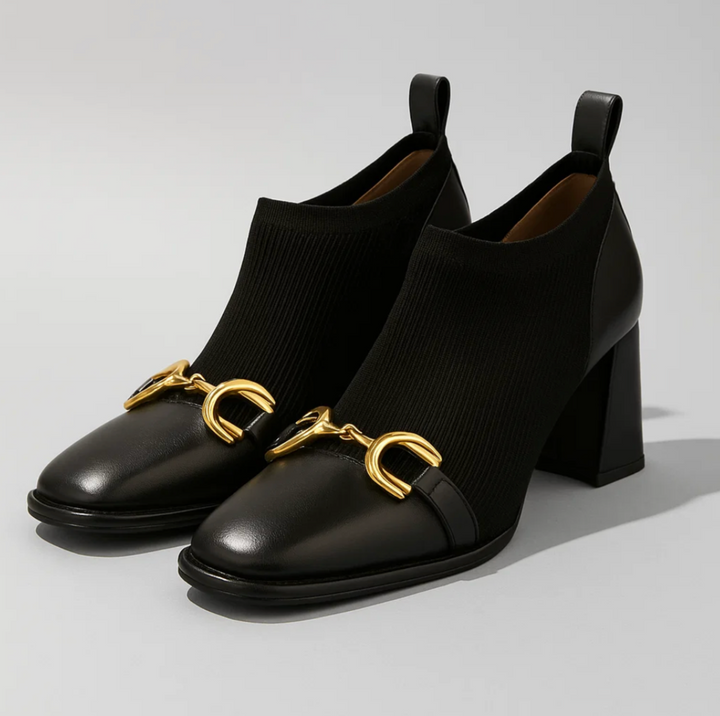 Knit Block Heels (Marielle)