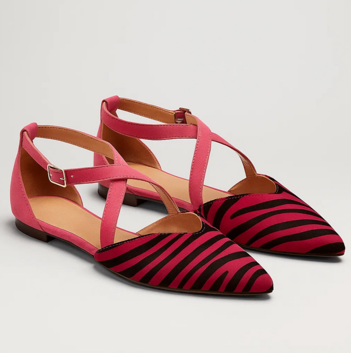 Zebra Chic Ballerinas (Elayna)
