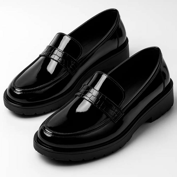 Glossy Comfort Loafers (Ivanna)