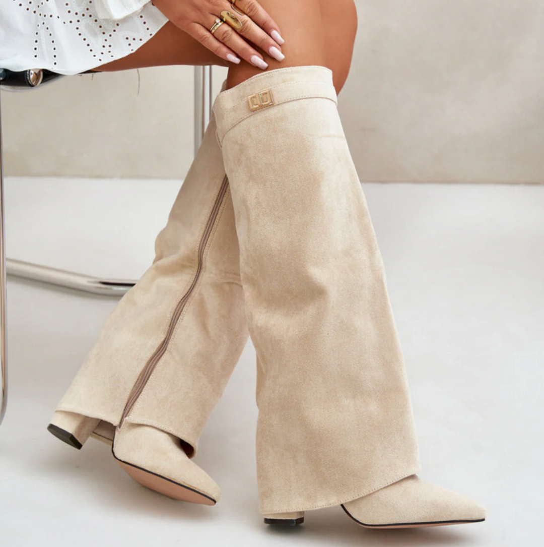 Hohe Suede Stiefel (Elisanne)