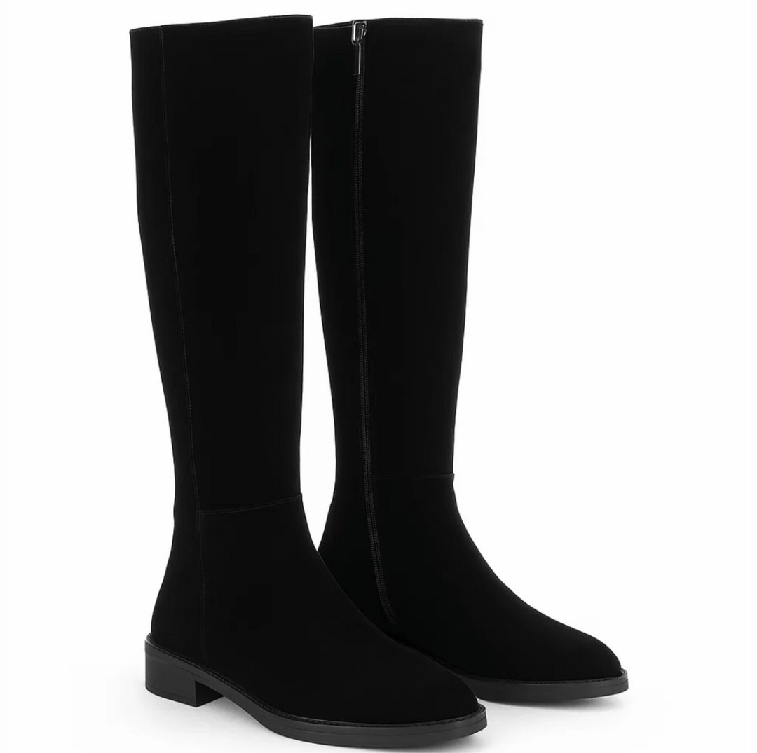 Klassische Suede Stiefel (Mariette)