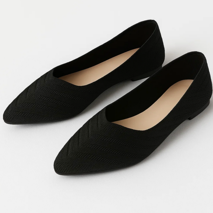 Elegant Knit Ballerinas (Noelia)