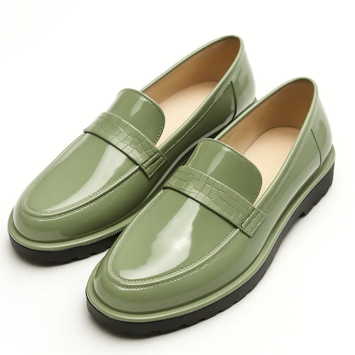 Glossy Comfort Loafers (Ivanna)