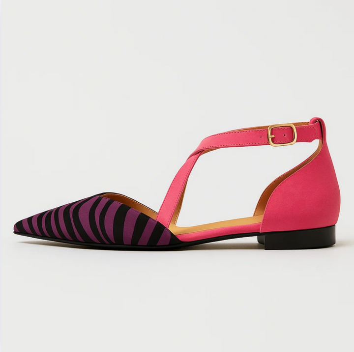 Zebra Chic Ballerinas (Elayna)