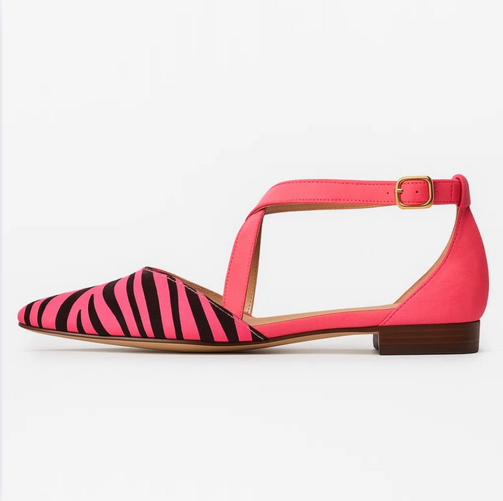 Zebra Chic Ballerinas (Elayna)