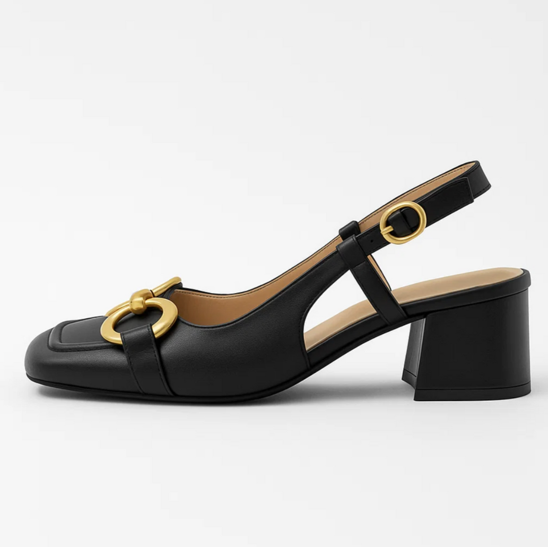 Slingback Open Heels (Clarina)