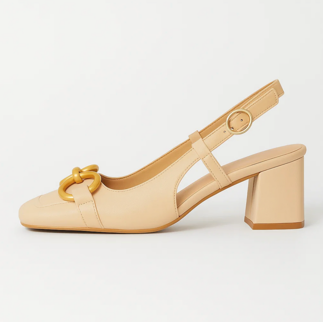 Slingback Open Heels (Clarina)