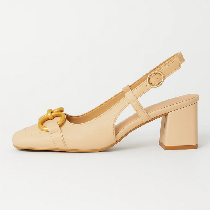 Slingback Open Heels (Clarina)