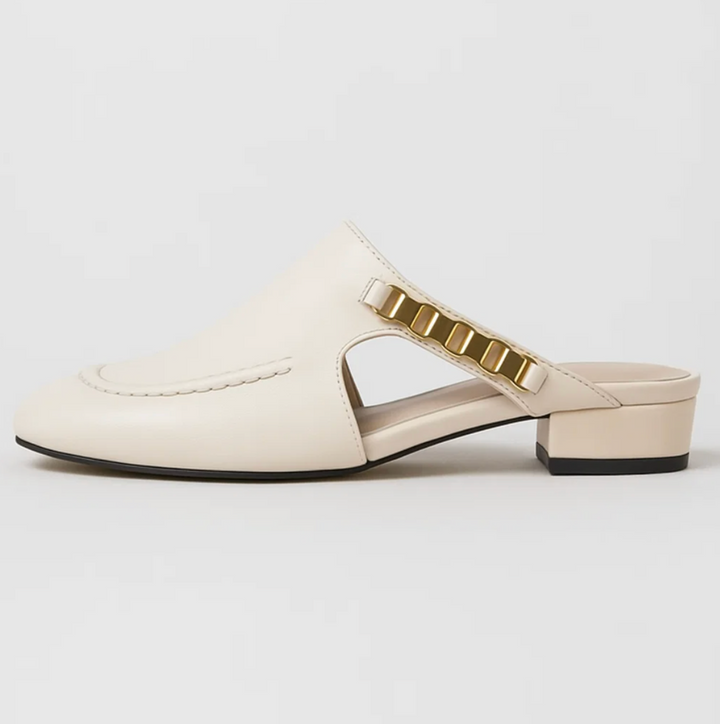 Leder Slingback Loafers (Alina)
