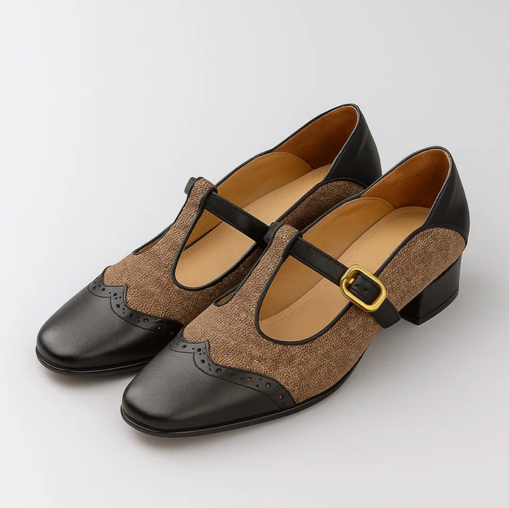 Vintage T-Bar Pumps (Renata)