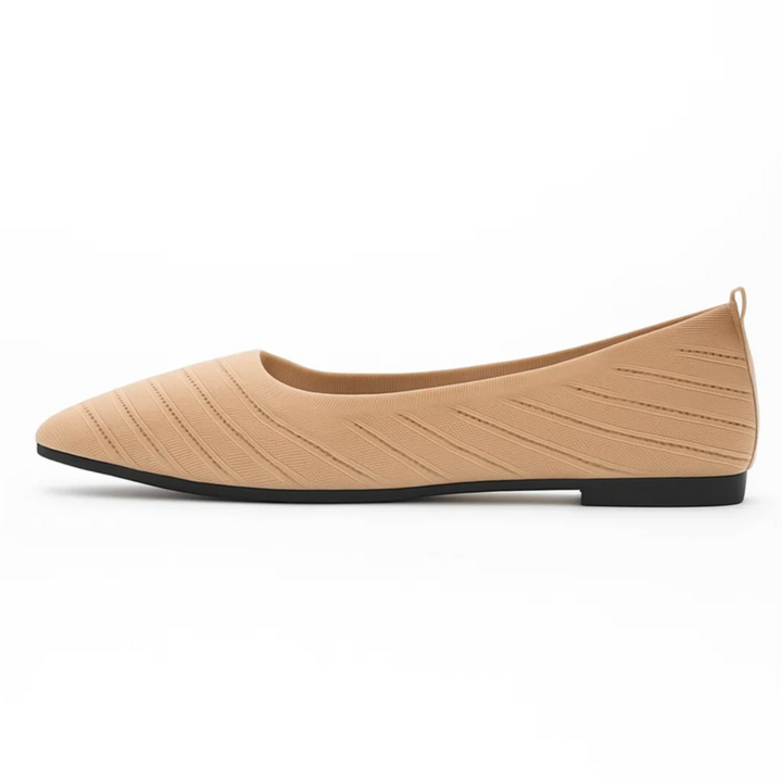 Elegant Knit Ballerinas (Noelia)