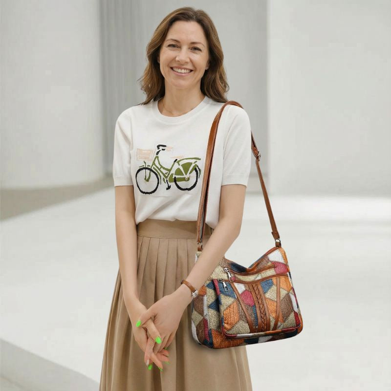 Handtasche aus edlem, pflanzlich gegerbtem Leder (Samina)